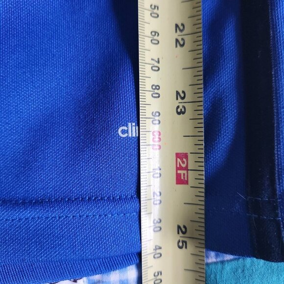 adidas Musc Soccer Jersey Pullover Top Size Med. 3/4 sleeve Vented Back - Picture 8 of 9